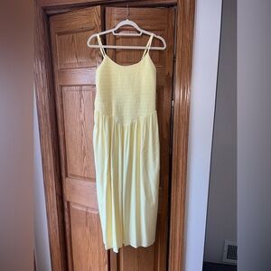 a new day Sunny Yellow Smocked Top
